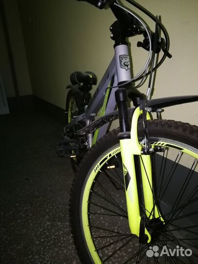 Велосипед подростковый black aqua Cross