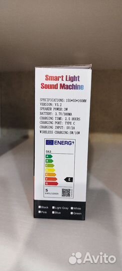 Блютуз колонка с часами и с беспроводной зарядкой