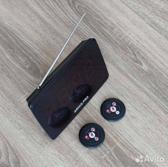 Кнопка вызова официанта Слим табло Инфо русское