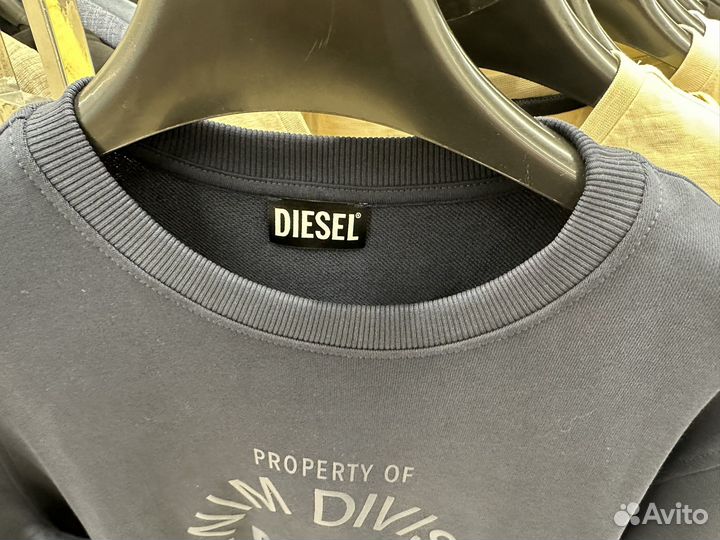 Свитшот мужской diesel оригинал M синий