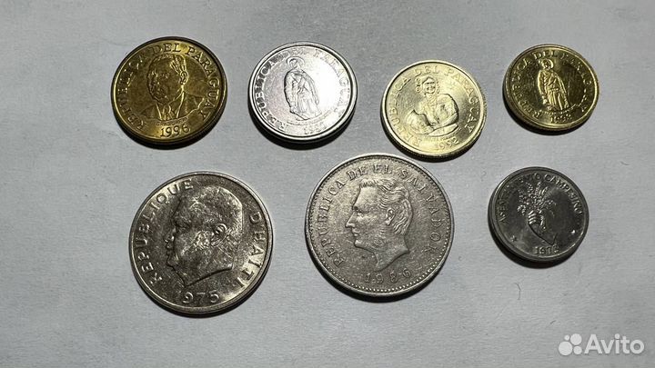 Монеты Южная Америка и Латинская Америка старые
