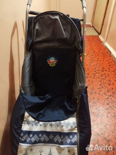 Детские санки с колесами