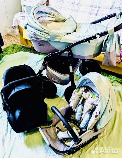 Коляска 3 в 1 с аксессуарами