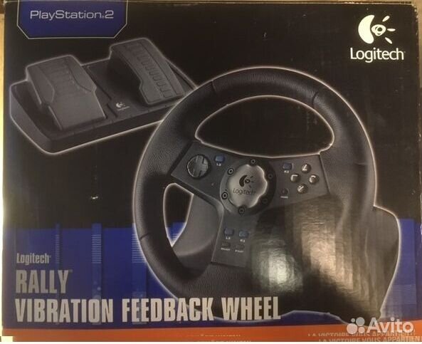 Руль logitech Rally Vibration Feedback Wheel ps2