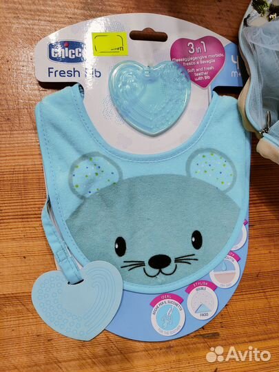 Нагрудник с прорезывателем Chicco Fresh