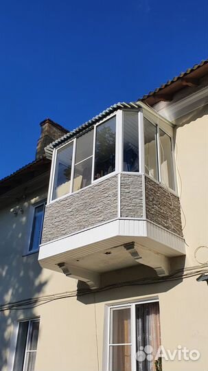 Остекление обшивка балконов