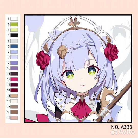 Картины по номерам Геншин