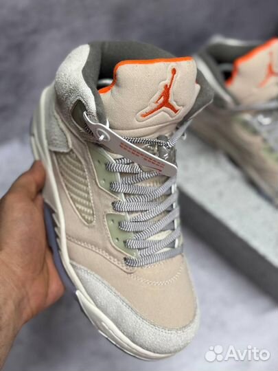 Кроссовки Nike Air Jordan 5 зимние (Арт.62367)