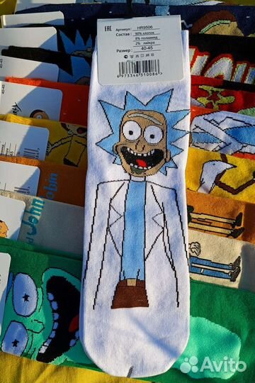 Носки мужские Рик и Морти