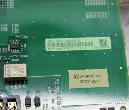 Avaya MM710B T1 / E1 HV15 12WZ10600874 (MM710 G700