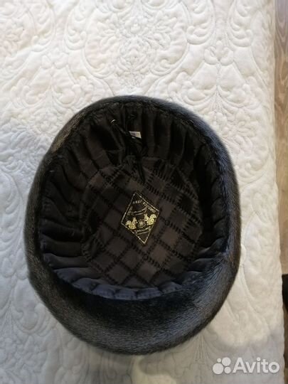 Мужская шапка из нерпы