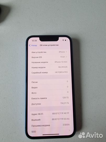 iPhone 13 mini, 128 ГБ