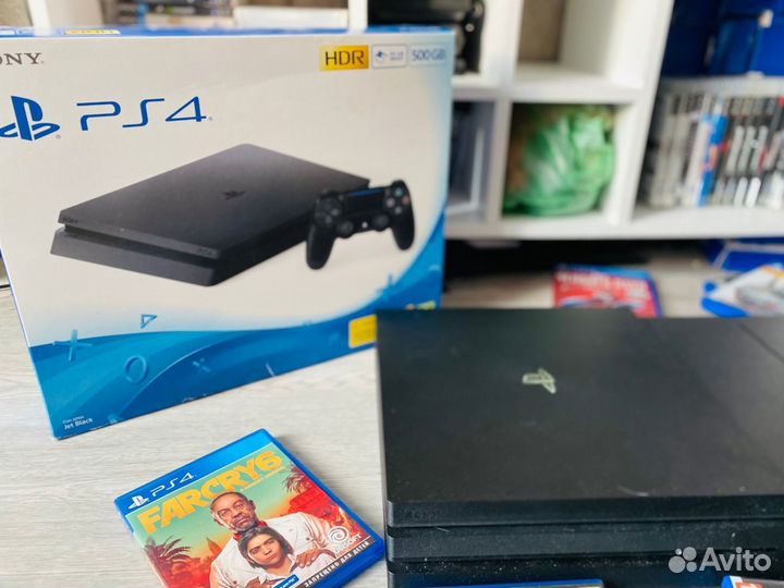 PS4 Pro Playstaion 4 Slim Hen 9.0 + топ игры