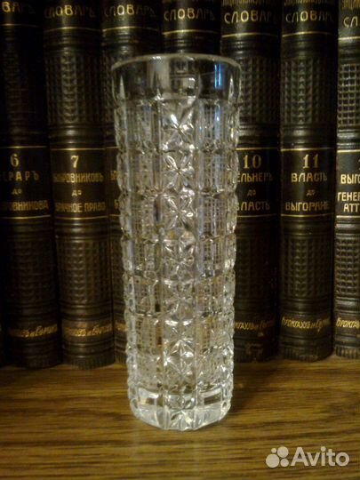 Вазочка-стакан хрусталь ручной работы
