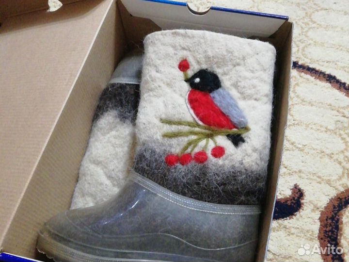 Красивые валенки для девочки