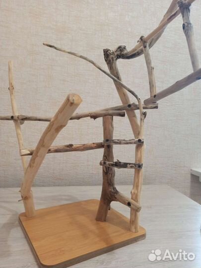 Игровой стенд для попугая, игровая площадка