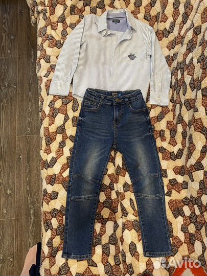 Рубашка + джинсы