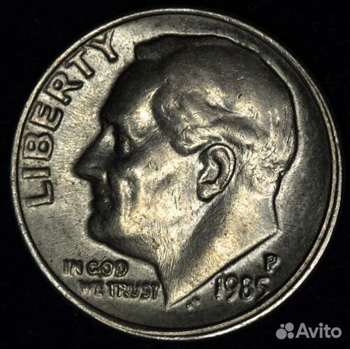 Liberty ONE dime перевёртыш 1985.2005 гг