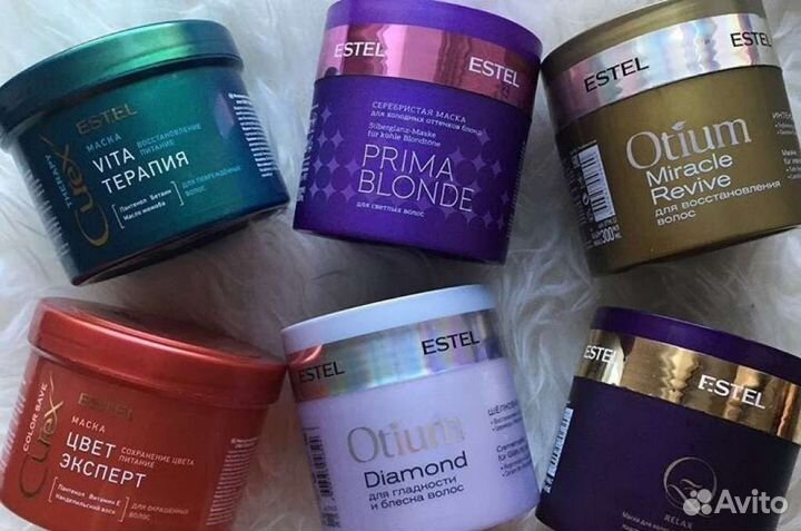 Маски для волос Estel Otium, Curex, Prima blond