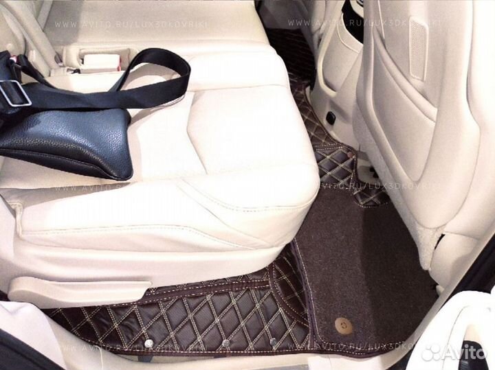 5D коврики из экокожи для Cadillac Escalade