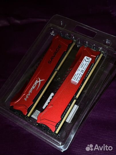Оперативная память HyperX 8 гб (4 гб x 2 шт.)