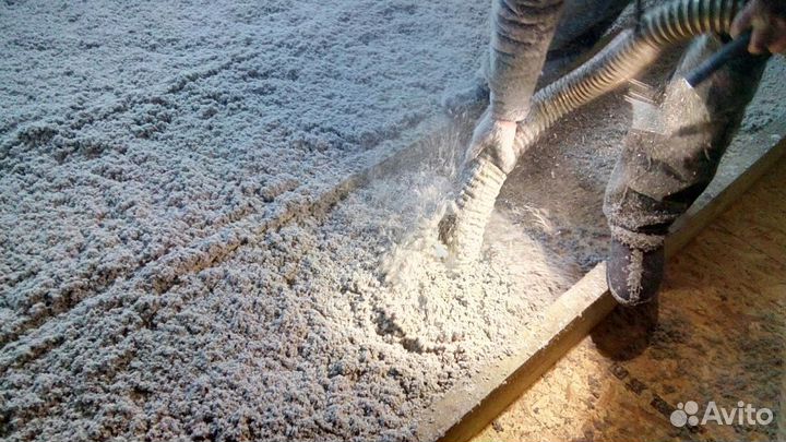 Утеплитель для стен и потолка- эковата EcoFiber