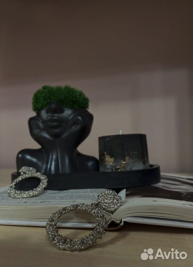 Интерьерные изделия из гипса свечи