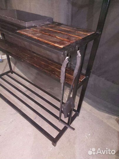 Мангал с крышей