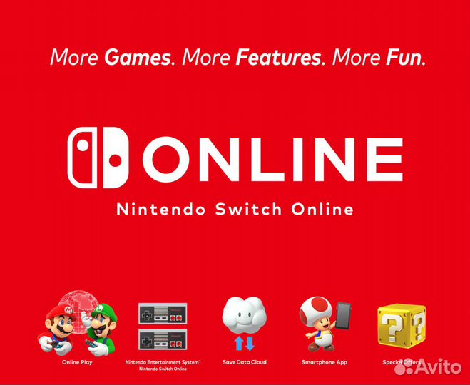 Nintendo Switch Online US подписка