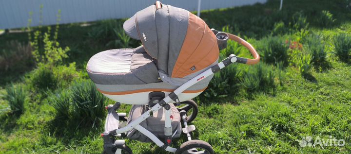 Коляска adamex 3 в 1 бу