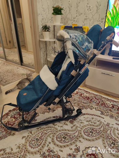 Санки коляска ника 7 8