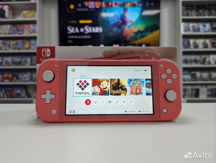 Nintendo Switch Lite прошитая
