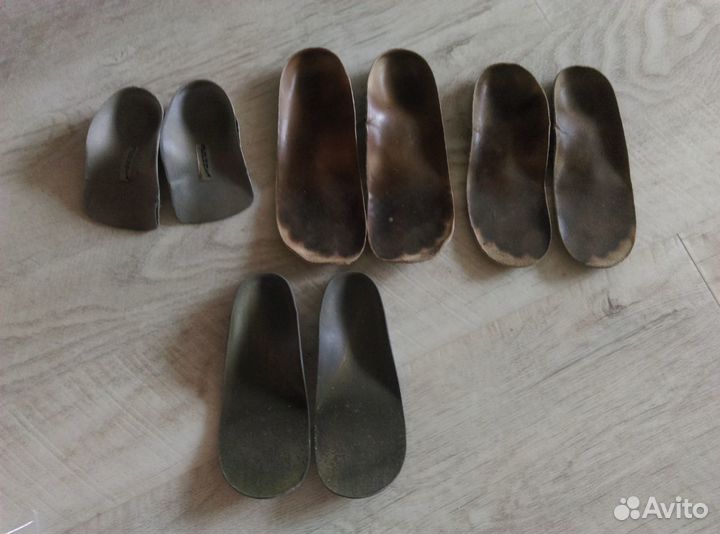 Стельки кожанные ортопедические