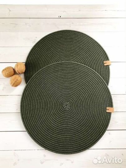 Салфетки сервировочные из хлопкового шнура