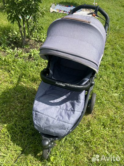 Коляска peg perego 3 в 1 book cross denim