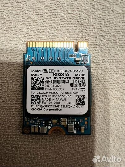 SSD m.2 2230 на 512gb