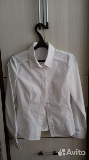 Рубашка-блузка белая