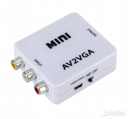 Переходник AV на VGA (активный)