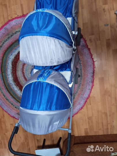 Коляска - санки для двойни или погодок