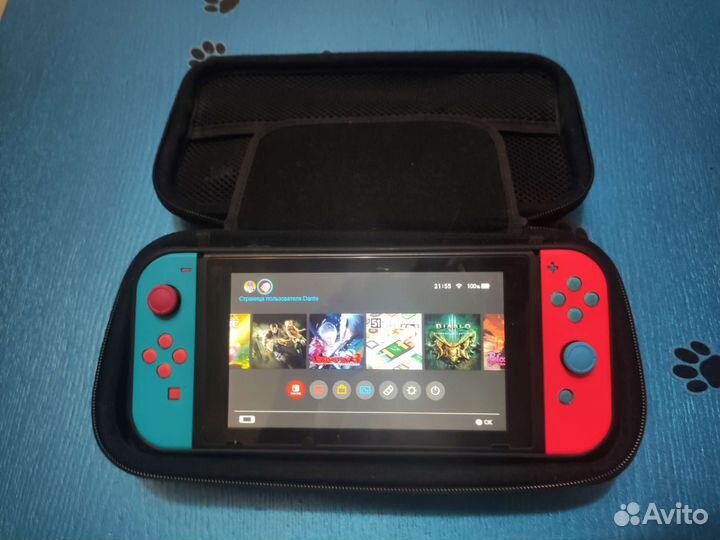 Nintendo Switch rev 2 прошитая +512GB память