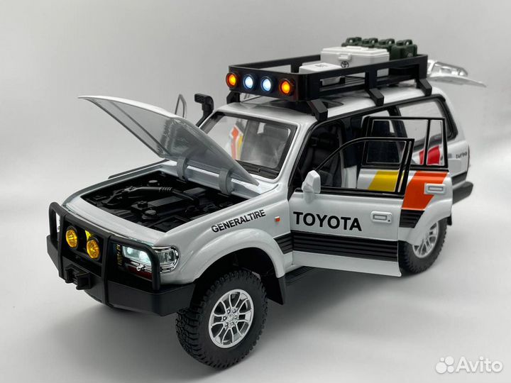 Модель авто Toyota Land Cruiser 80 Off-road 1:24