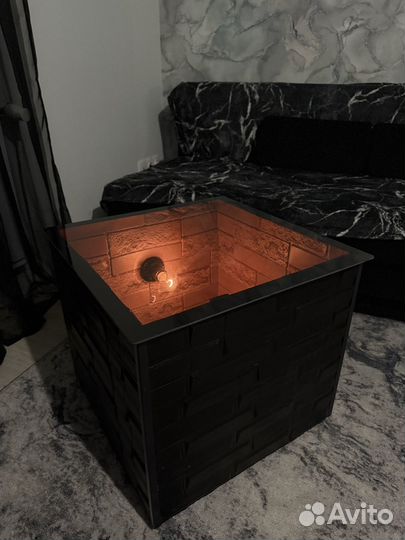 Журнальный столик с 3Д эффектом