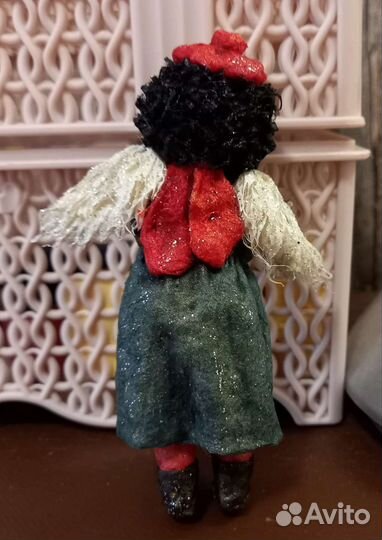 Ватные елочные игрушки