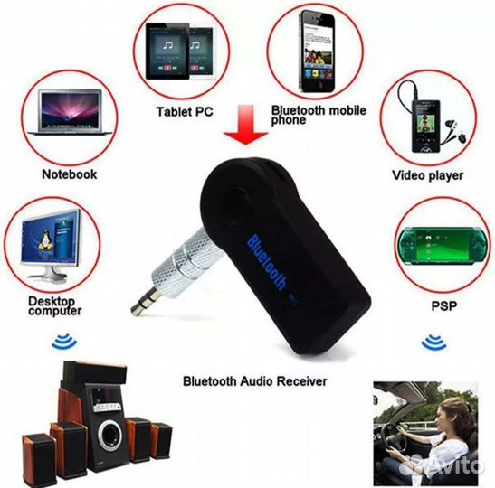 Bluetooth адаптер Aux