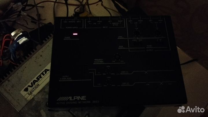 Alpine автомобильный аудио процессор
