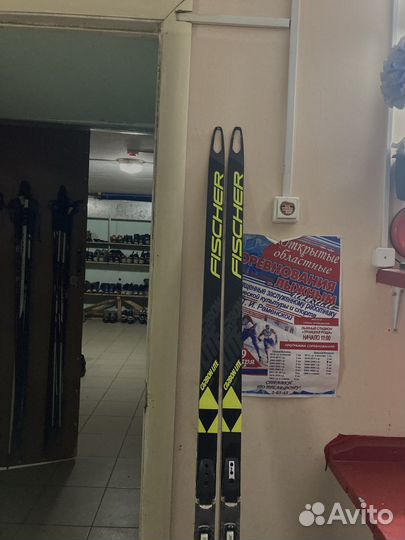 Лыжи беговые fisher коньковые 161