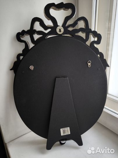 Зеркало настенное/настольное, овальное в оправе