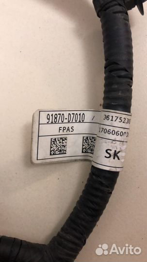 Hyundai Tucson 3 проводка переднего бампера