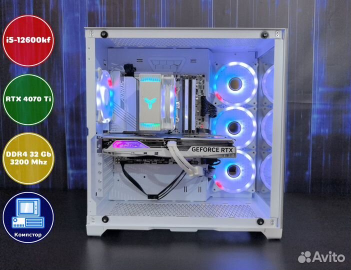 Мощный пк 2024 i5-RTX4070Ti-32DDR4-ZMD59728034-B760
