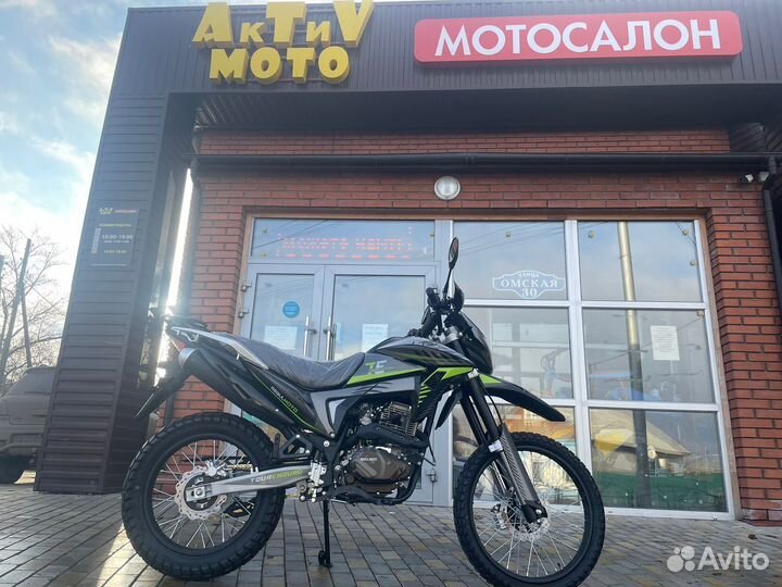 Мотоцикл Regulmoto TE 300 PR(баланс. вал)зелёный